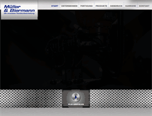 Tablet Screenshot of mueller-biermann.de